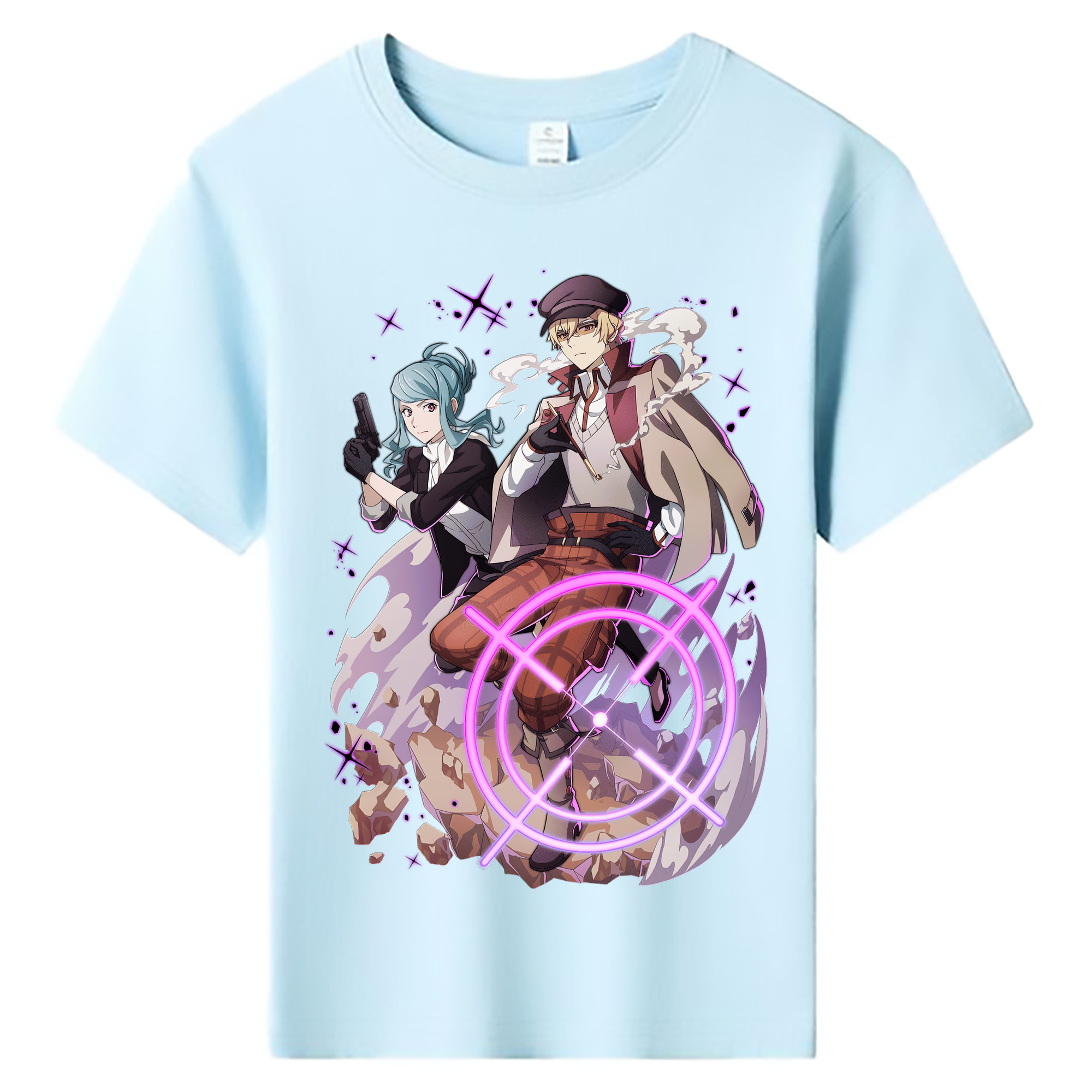 （画像用） 文豪ストレイドッグス Bungo Stray Dogs 綿100％キッズTシャツ（フロントプリント）